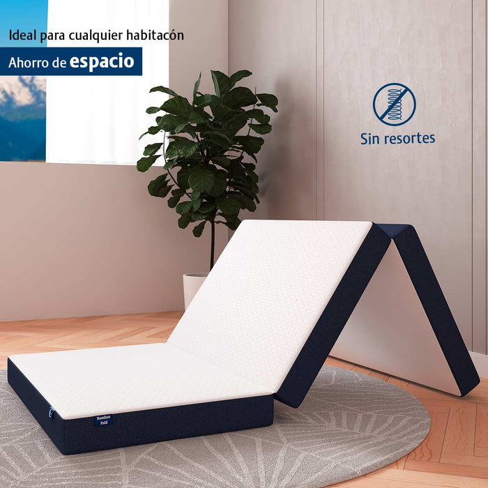Colchón plegable BAMBOO FOLD Espuma de Alta Densidad