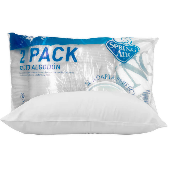Paquete de 2 Almohadas Anti Ácaros | Máxima Comodidad | Diseño Firme