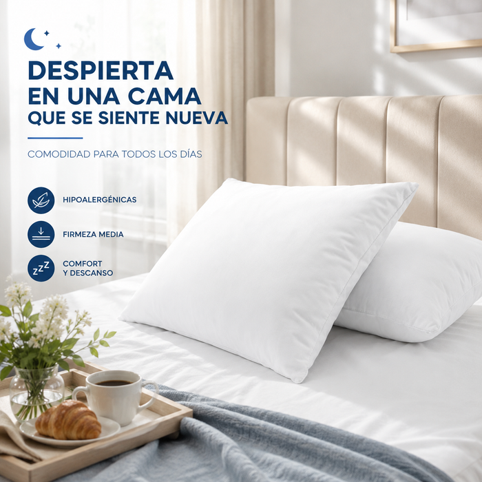 Paquete 2 Almohadas Memory Dream Standar – Firmeza media