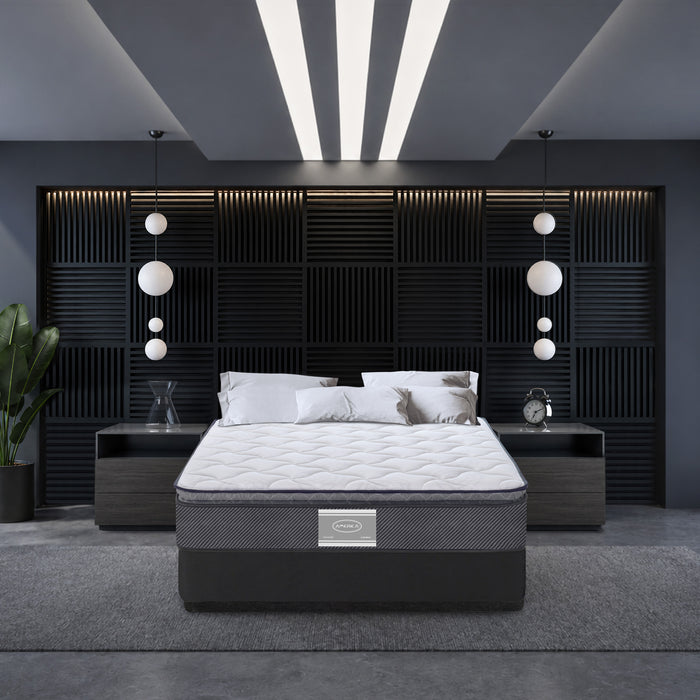 Paquete de Colchon America London con Base Box Almohadas y Protector Gratis