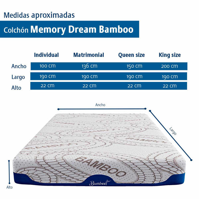 Colchón Bamboo Memory Dream