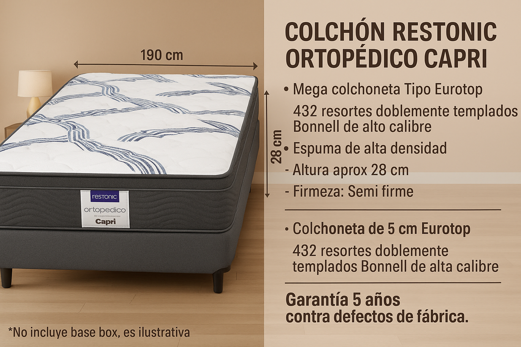 Colchón Restonic Capri