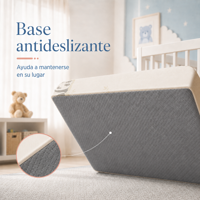 Colchón para Cuna de Bebé Memory Dream – Repelente a Líquidos con Funda Lavable