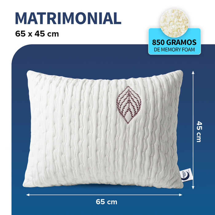 MEMORY DREAM THERAPY  Almohada de Memory Foam triturado, Almohada de Lujo,  Almohada de alta calidad