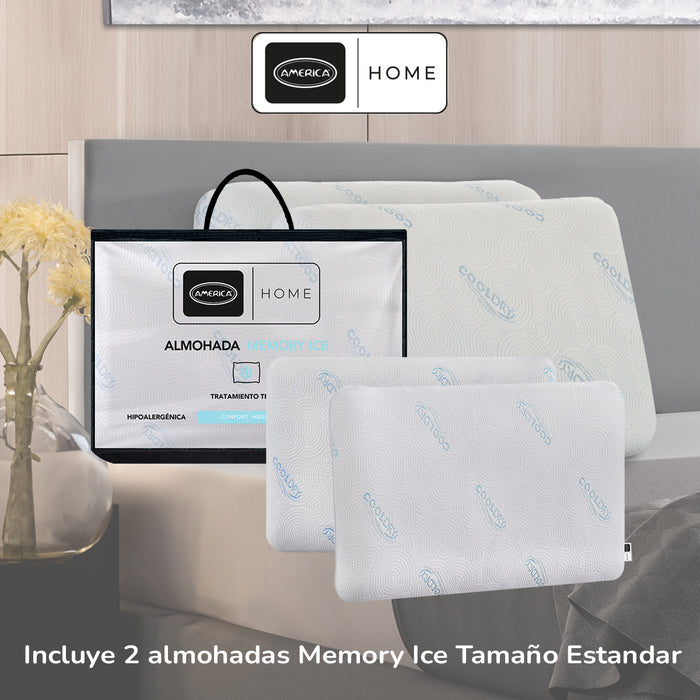 Colchón América ICE Memory Foam Con Latex Almohada de regalo