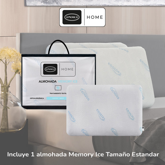 Colchón América ICE Memory Foam Con Latex Almohada de regalo