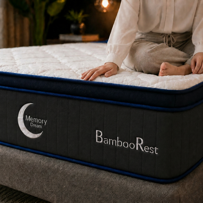 Colchón Bamboo Rest Memory Dream – Soporte Adaptable y Comodidad en Caja