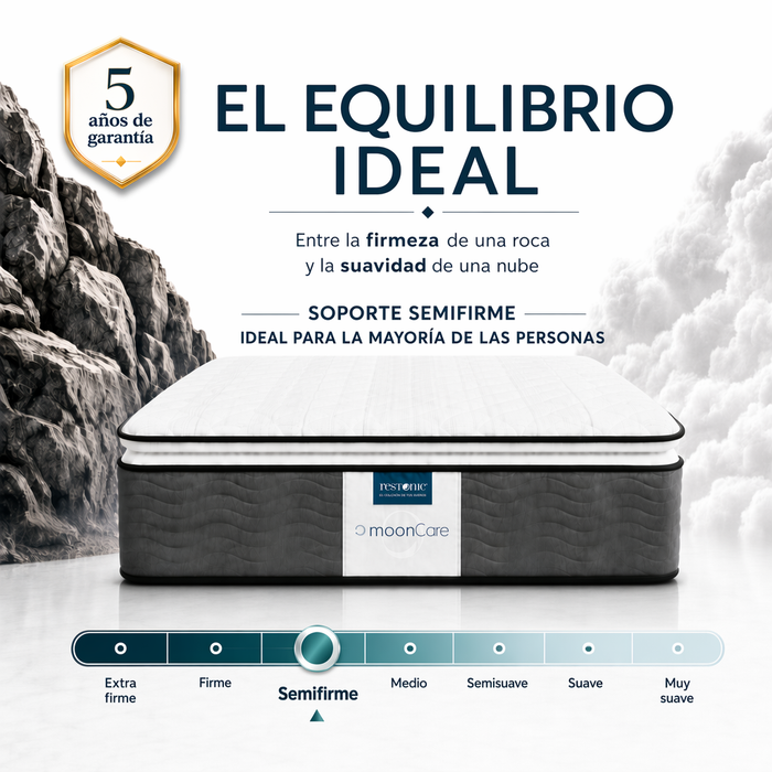 Colchón Park Restonic – Soporte Semifirme con Resortes Durables