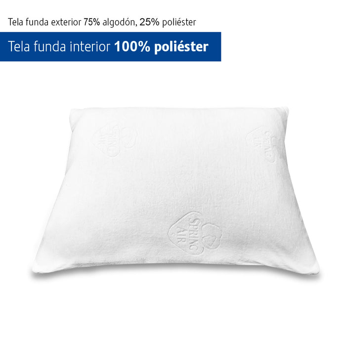 Almohada Spring Air Memory Foam Ajustable