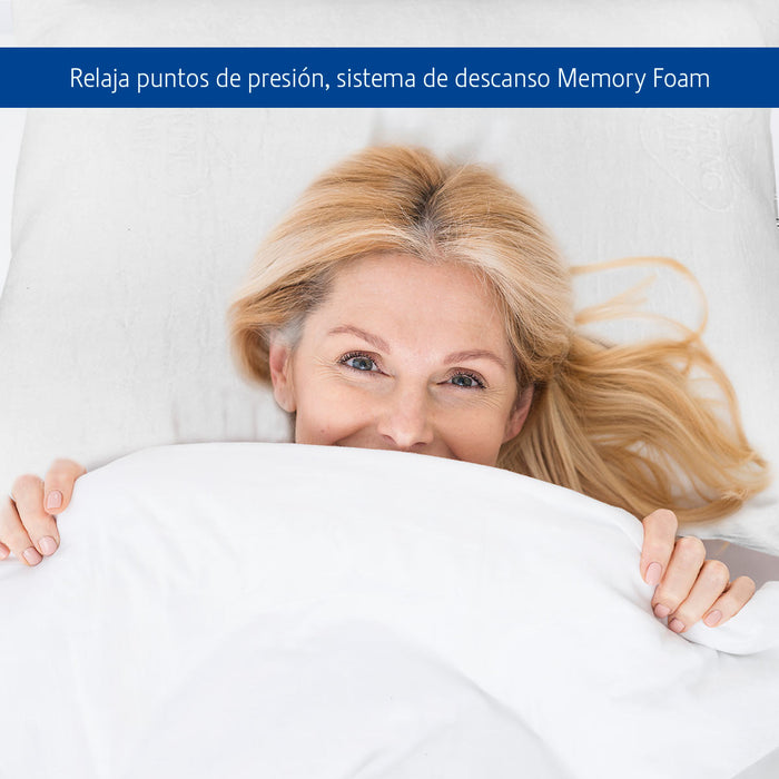 Almohada Spring Air Memory Foam Ajustable