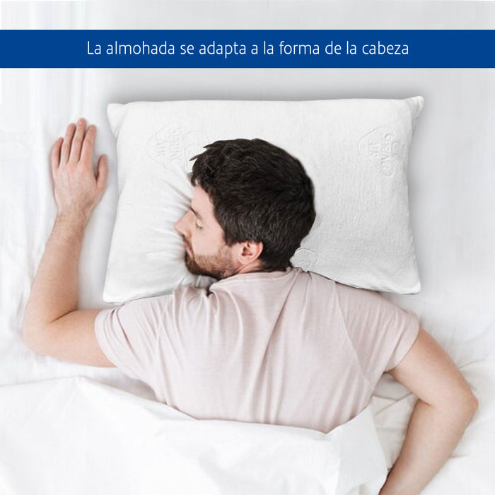 Almohada Spring Air Memory Foam Ajustable