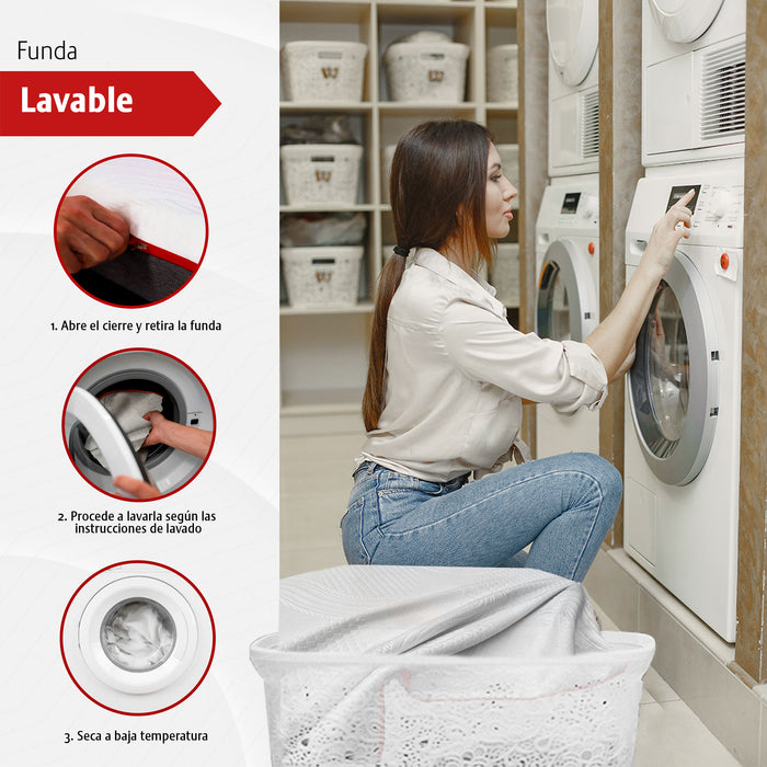 Colchón Memory Dream Red, Colchón en Caja de Memory Foam, Extra Confort