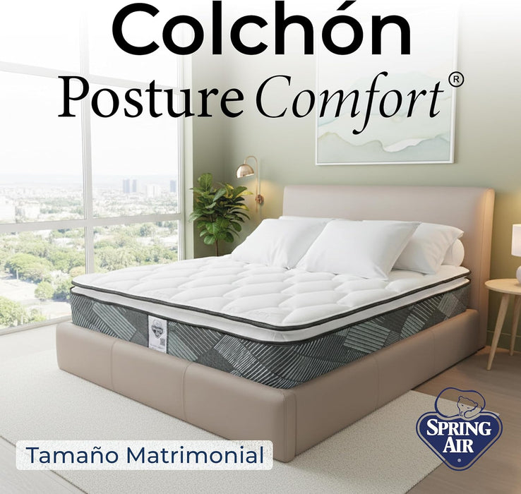 Colchón Spring Air Baggio – Confort Semi-Firme con Pillow Top