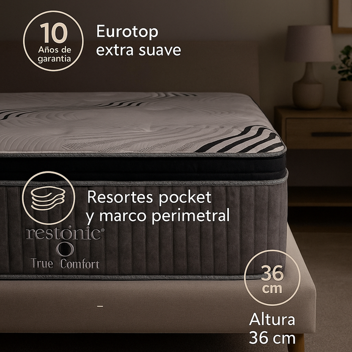 Colchón TRU COMFORT Restonic