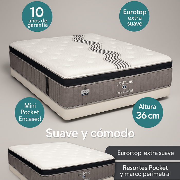 Colchón TRU COMFORT Restonic
