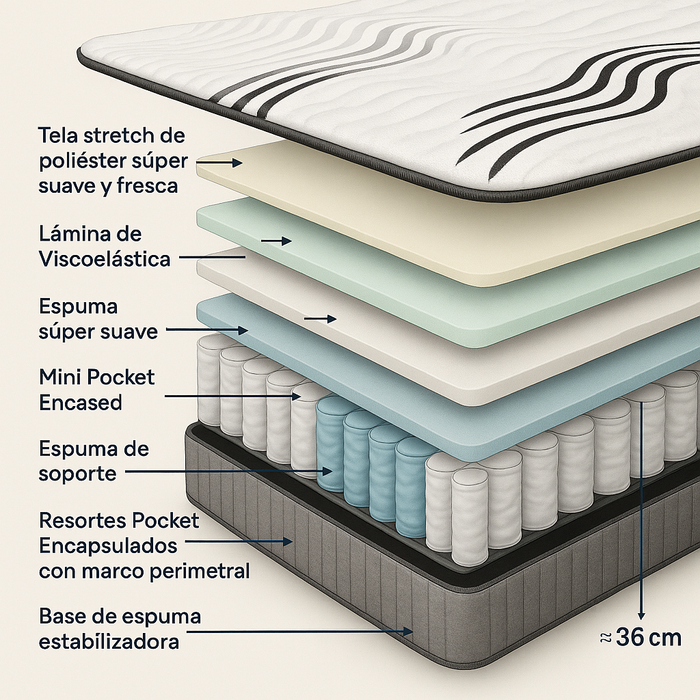 Colchón TRU COMFORT Restonic