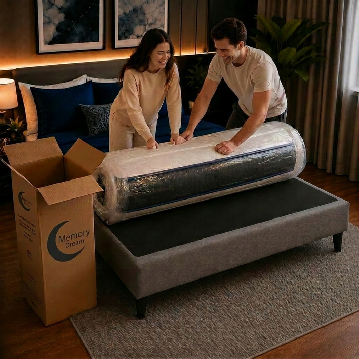 Colchón Bamboo Rest Memory Dream – Soporte Adaptable y Comodidad en Caja