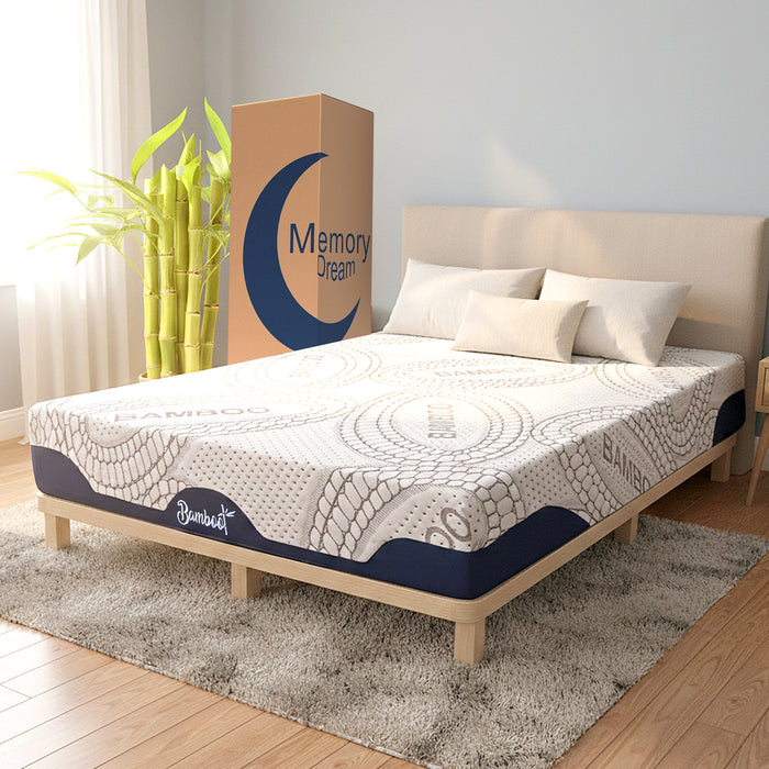 Colchón Bamboo Memory Foam – Fresco y Adaptable sin Resortes 10 años de garantia