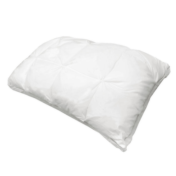 Almohada memory foam hipoalergénica con funda de algodón