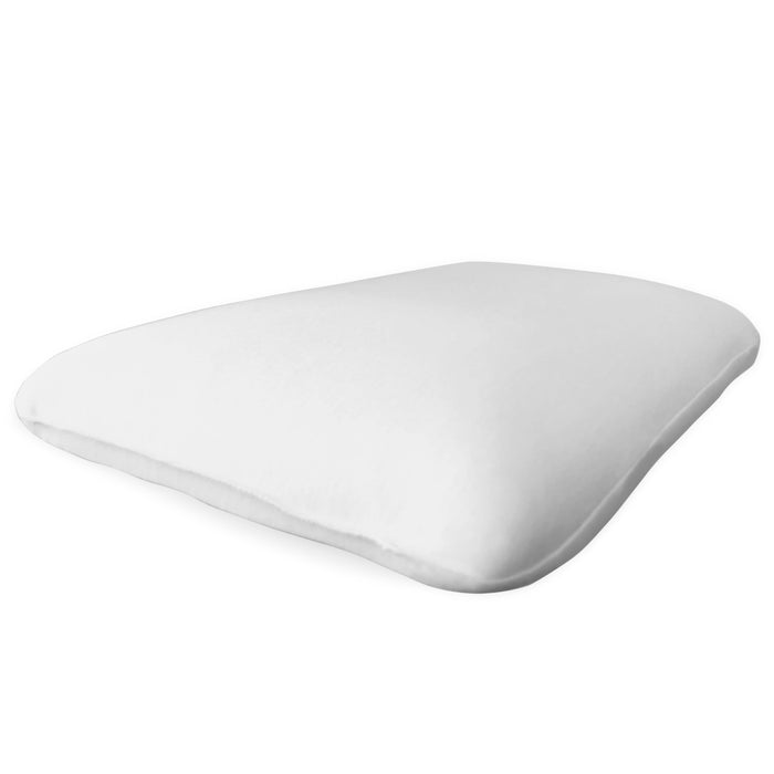 Almohada memory foam hipoalergénica con funda de algodón